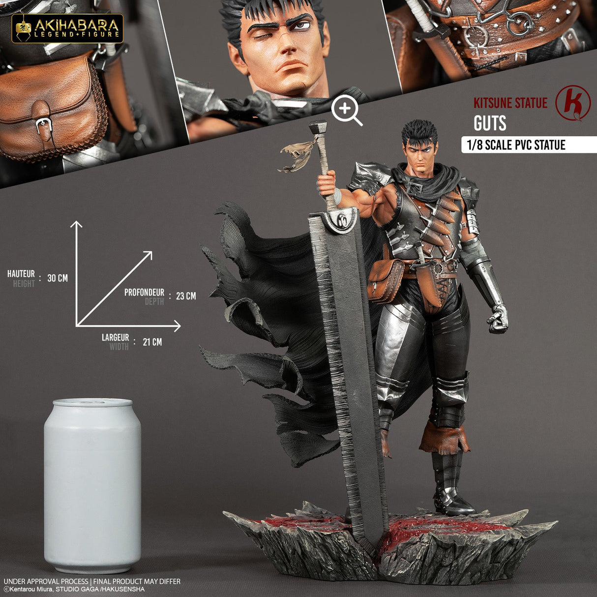 Berserk - Pack Exclusif Figurines Guts Berserker & Guts Akihabara Legend Figure 1/8 - Natsume Corp