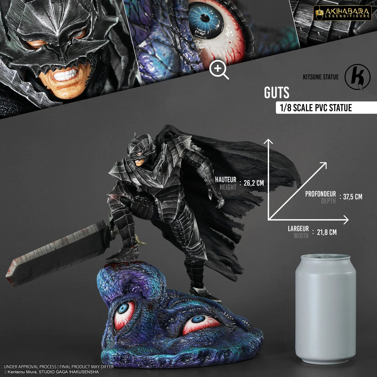 Berserk - Pack Exclusif Figurines Guts Berserker & Guts Akihabara Legend Figure 1/8 - Natsume Corp