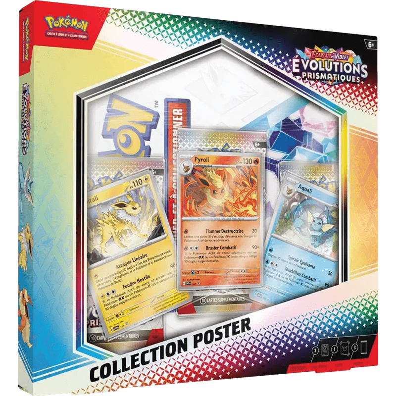 Coffret Collection Poster - Écarlate et Violet - Évolutions Prismatiques EV08.5 FR - Natsume Corp