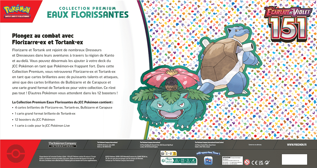Coffret Pokémon Premium - Eaux Florissantes EV3.5 - Natsume Corp