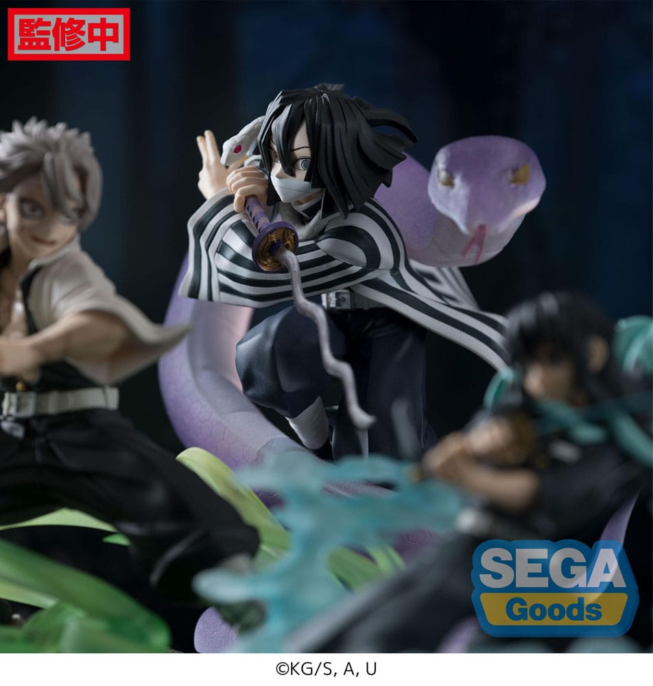 Demon Slayer: Kimetsu no Yaiba statuette PVC Xross Link Anime Obanai Iguro Hashira Training Arc - Natsume Corp