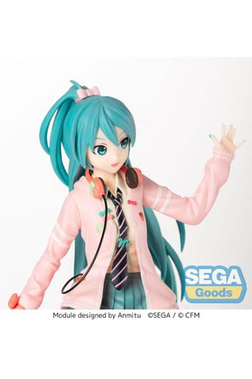 Hatsune Miku Project DIVA Arcade statuette PVC SPM Hatsune Miku Ribbon Girl - Natsume Corp