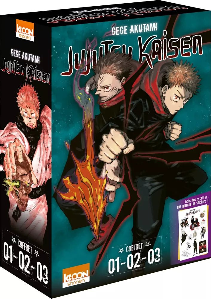 Jujutsu Kaisen Coffret - Tome 1,2,3 - Natsume Corp