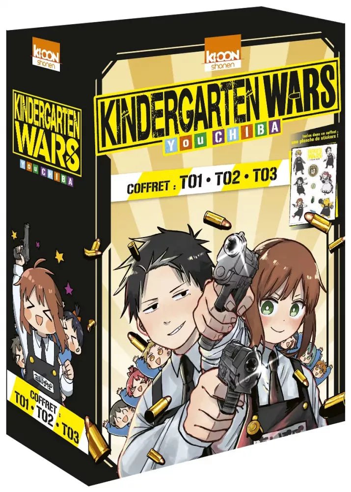 Kindergarten Wars Coffret - Vol. 1 à 3 - Natsume Corp