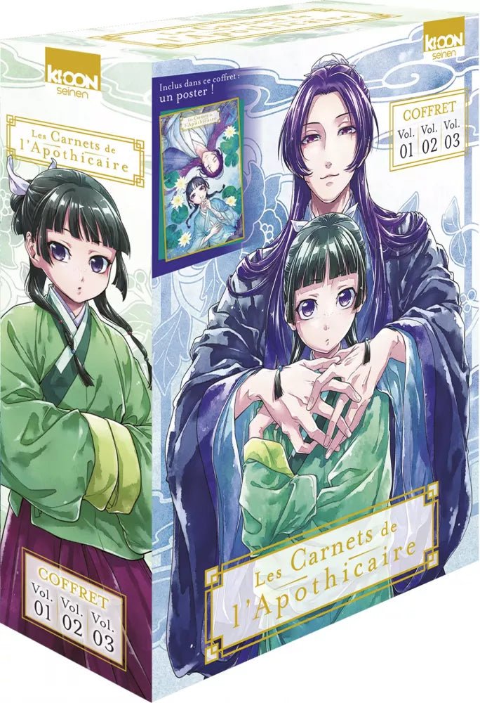 Les Carnets de l'Apothicaire Coffret - Tome 1,2,3 - Natsume Corp