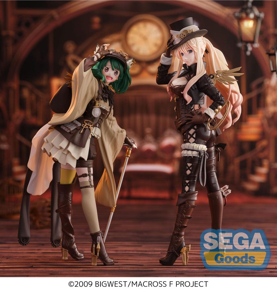 Macross Frontier Series statuette FIGURIZMa PVC Ranka Lee Oshare Macross Revolution Ver. - Natsume Corp