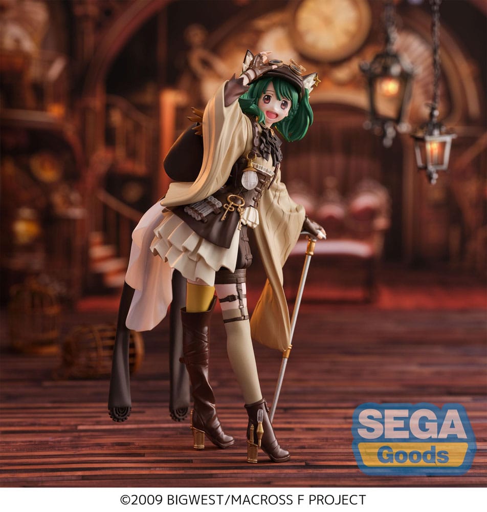 Macross Frontier Series statuette FIGURIZMa PVC Ranka Lee Oshare Macross Revolution Ver. - Natsume Corp