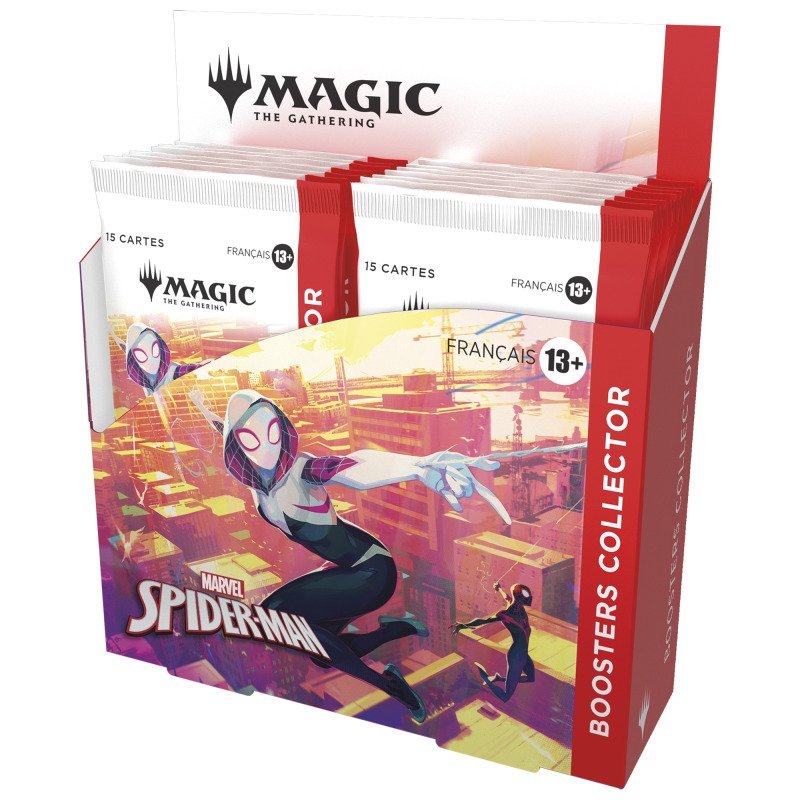 Magic the Gathering - Marvel's Spider - Man Collector Booster Display (12 Boosters) - FR - Natsume Corp