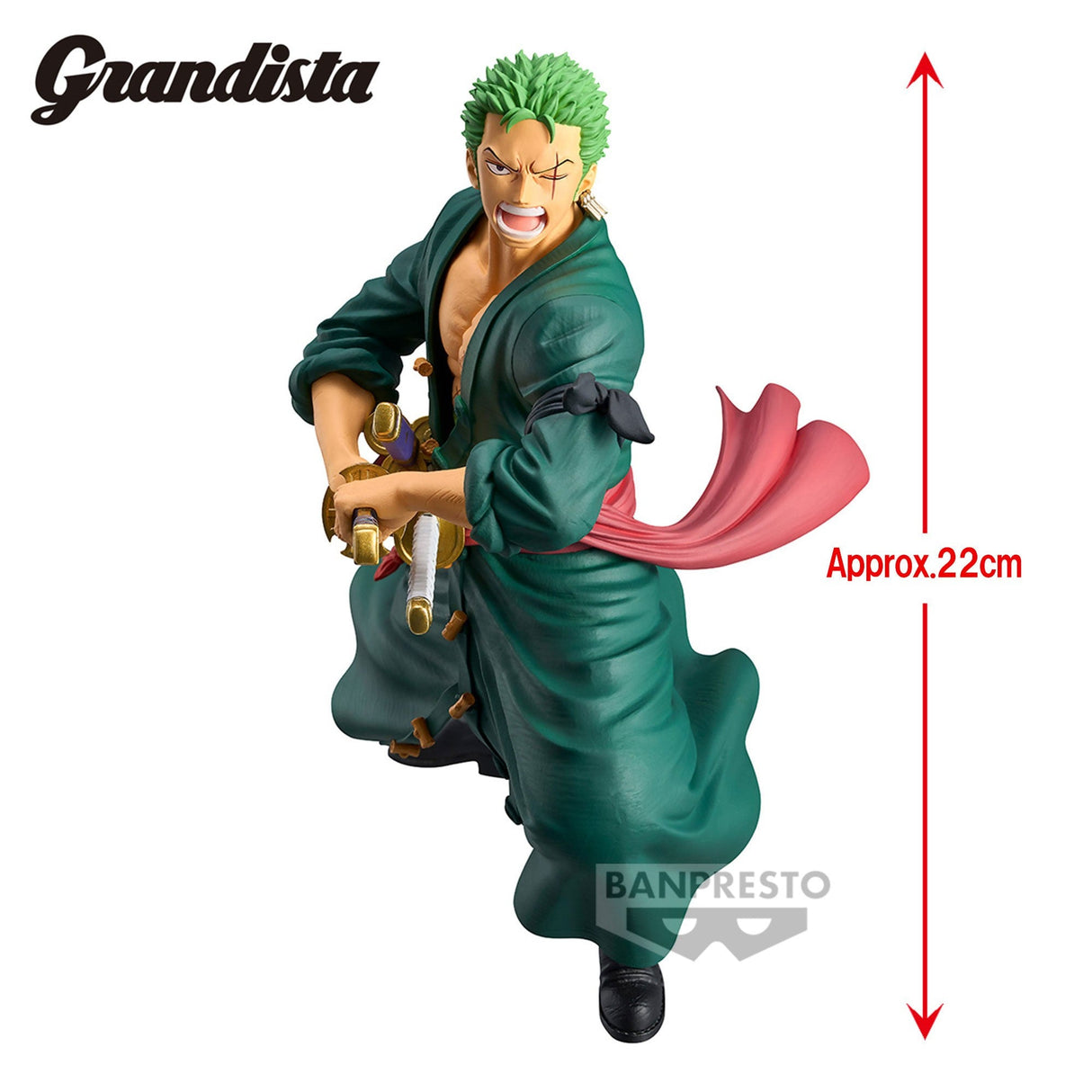 One Piece - Figurine Roronoa Zoro Grandista - Natsume Corp