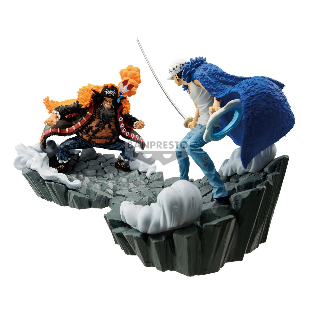 One Piece - Pack Figurines Barbe Noire VS Trafalgar Law Senkozekkei - Natsume Corp