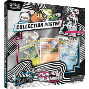 Pokémon - Coffret Collection Poster EV10.5 – Foudre Noire + Flamme Blanche - Natsume Corp