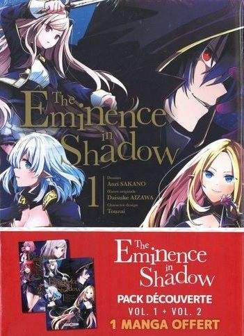 The Eminence in Shadow - Pack promo vol. 01 et 02 - édition limitée - Natsume Corp