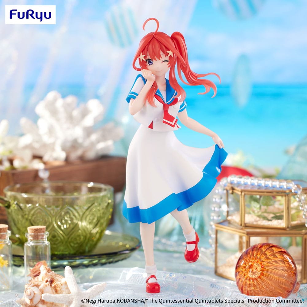 The Quintessential Quintuplets statuette PVC Trio - Try - iT Nakano Itsuki Marine Look Ver. - Natsume Corp