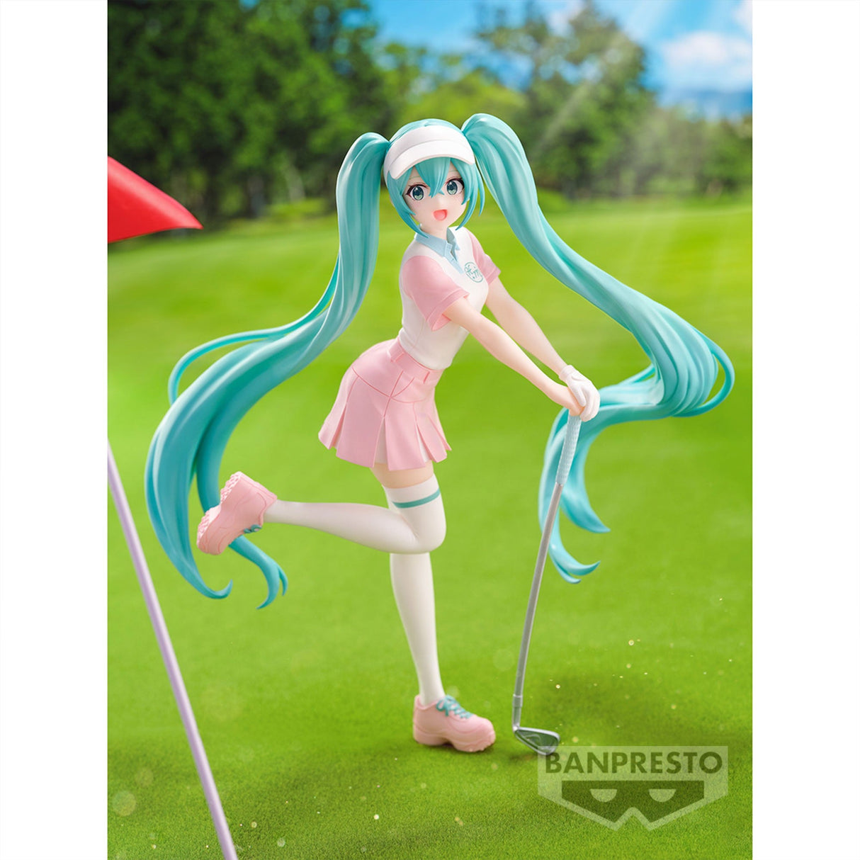 Vocaloid - Figurine Hatsune Miku Holiday Memories Figure Collection Golf Ver. - Natsume Corp