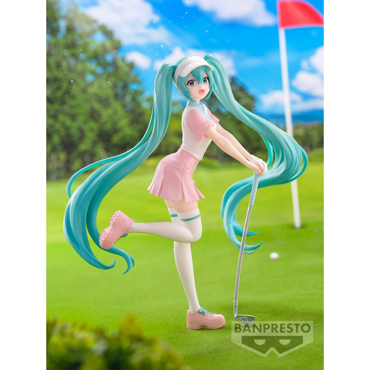 Vocaloid - Figurine Hatsune Miku Holiday Memories Figure Collection Golf Ver. - Natsume Corp