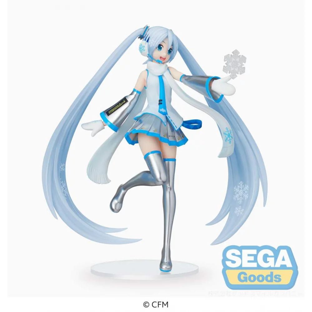 Vocaloid - Figurine Hatsune Miku Luminasta Snow Sky Town Ver. - Natsume Corp