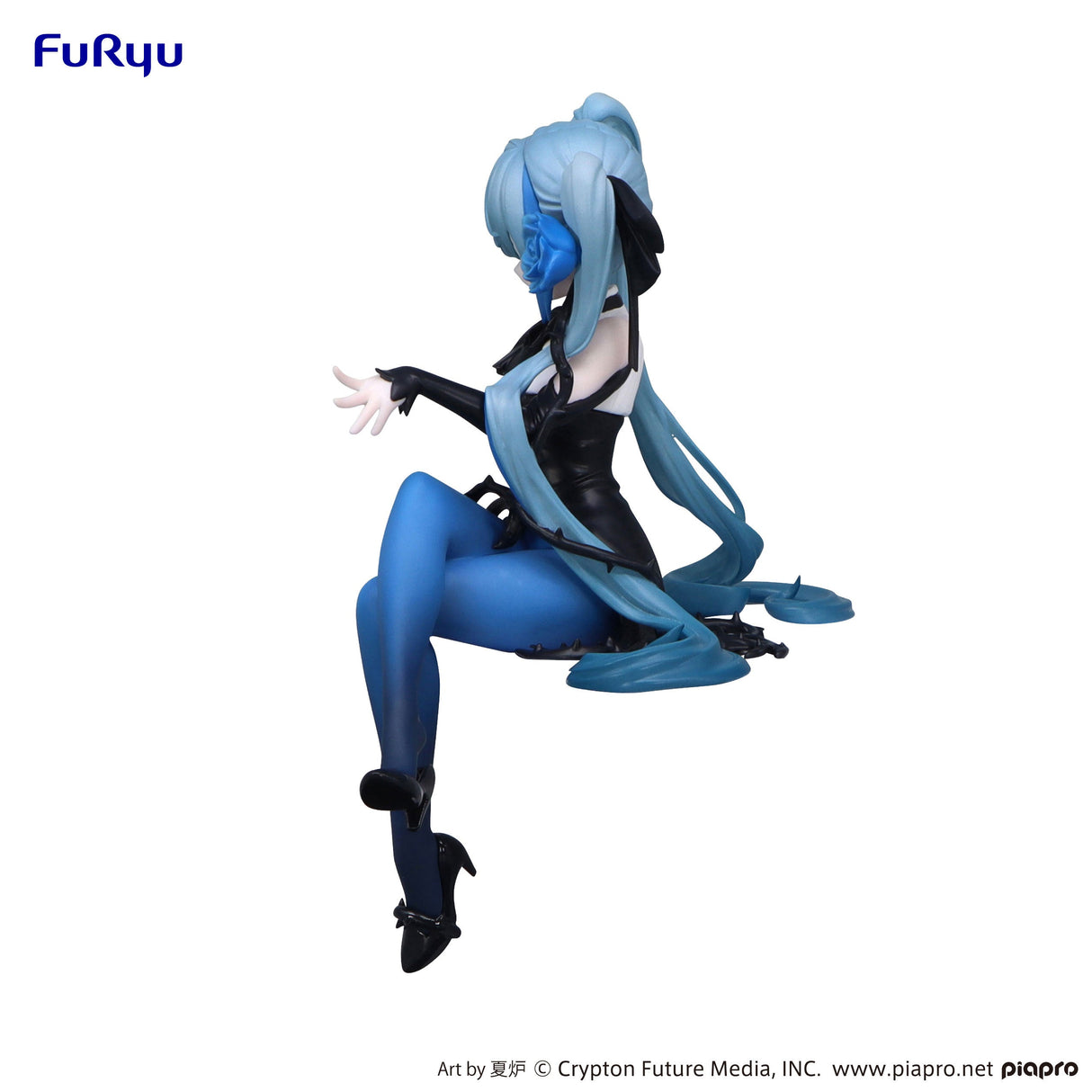 Vocaloid - Figurine Hatsune Miku Noodle Stopper Figure Flower Fairy Blue Rose Ver. - Natsume Corp
