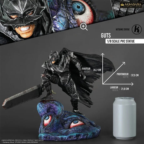 BERSERK GUTS BERSEKER STATUE 1/8 37CM - Natsume Corp