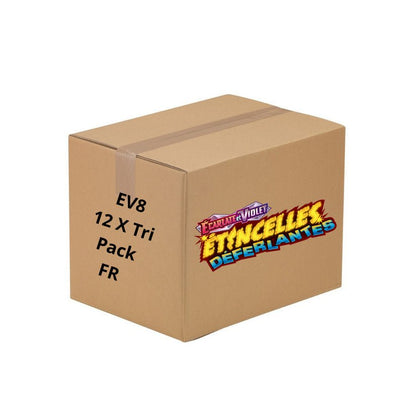 Caisse de 12 Tripack – Écarlate et Violet – EV08 Etincelle Déferlante FR - Natsume Corp