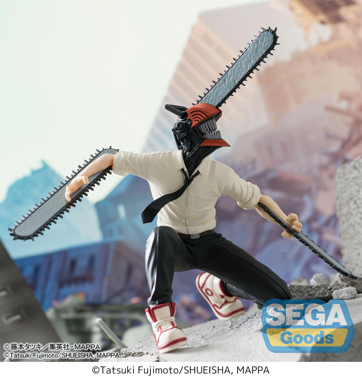 Chainsaw Man - Figurine Denji/Chainsaw Premium Chokonose Figure Vol.2 - Natsume Corp