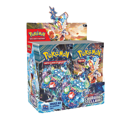 Display – Pokémon – EV07 – Couronne Stellaire – 36 Boosters – FR - Natsume Corp