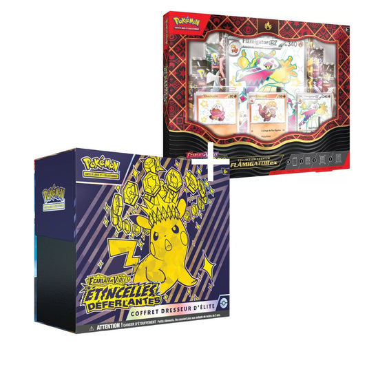 Lot 1 ETB EV08 étincelles déferlantes + 1 Coffret 4.5 Destinee de Paldea - Natsume Corp
