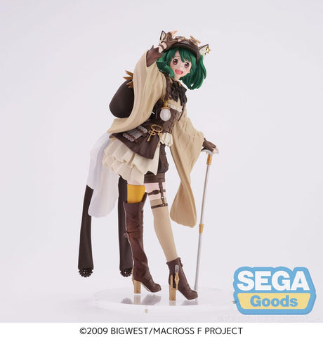 Macross Frontier Series statuette FIGURIZMa PVC Ranka Lee Oshare Macross Revolution Ver. - Natsume Corp