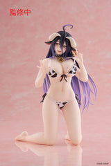 Overlord statuette PVC Desktop Cute Figure Albedo Cow - Print Swimsuit Ver. - Natsume Corp