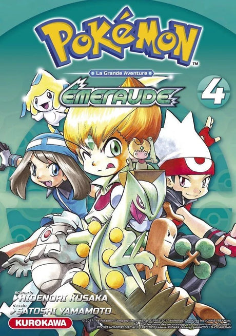 Pokémon Rouge Feu, Vert Feuille et Emeraude - Tome 4 - Natsume Corp