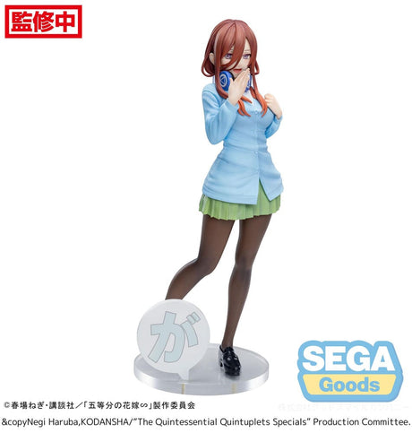 The Quintessential Quintuplets Specials statuette Luminasta PVC Miku Nakano - Natsume Corp