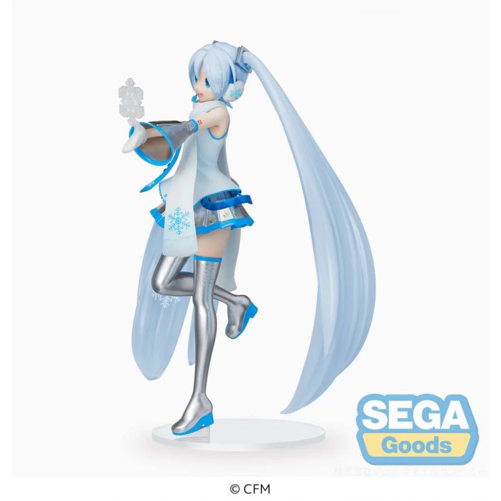 Vocaloid - Figurine Hatsune Miku Luminasta Snow Sky Town Ver. - Natsume Corp