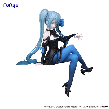 Vocaloid - Figurine Hatsune Miku Noodle Stopper Figure Flower Fairy Blue Rose Ver. - Natsume Corp