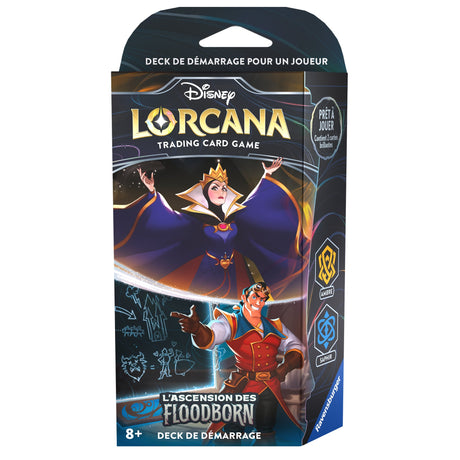 Disney Lorcana - Chapitre 2 - Deck De Démarrage - La Méchante Reine Et Gaston - Natsume Corp